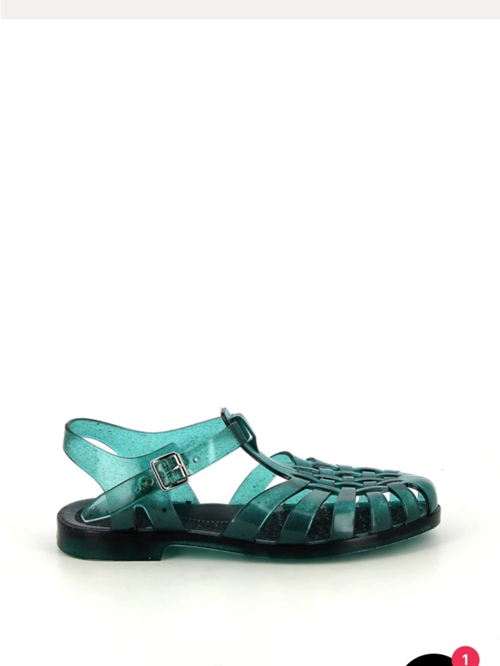 Plasticana green jelly sandals NWT